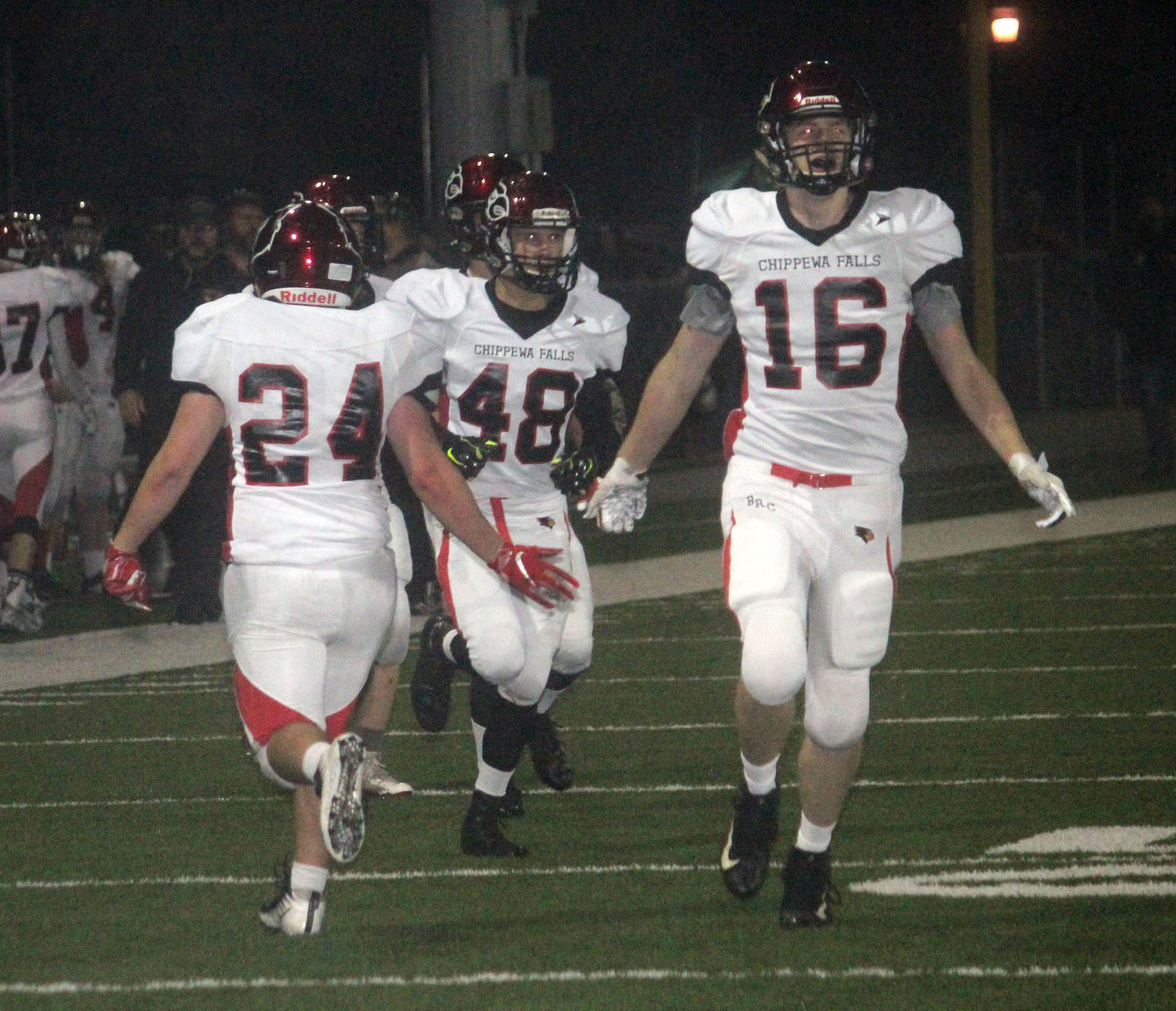 Chi-Hi football at Eau Claire North 10-5-18